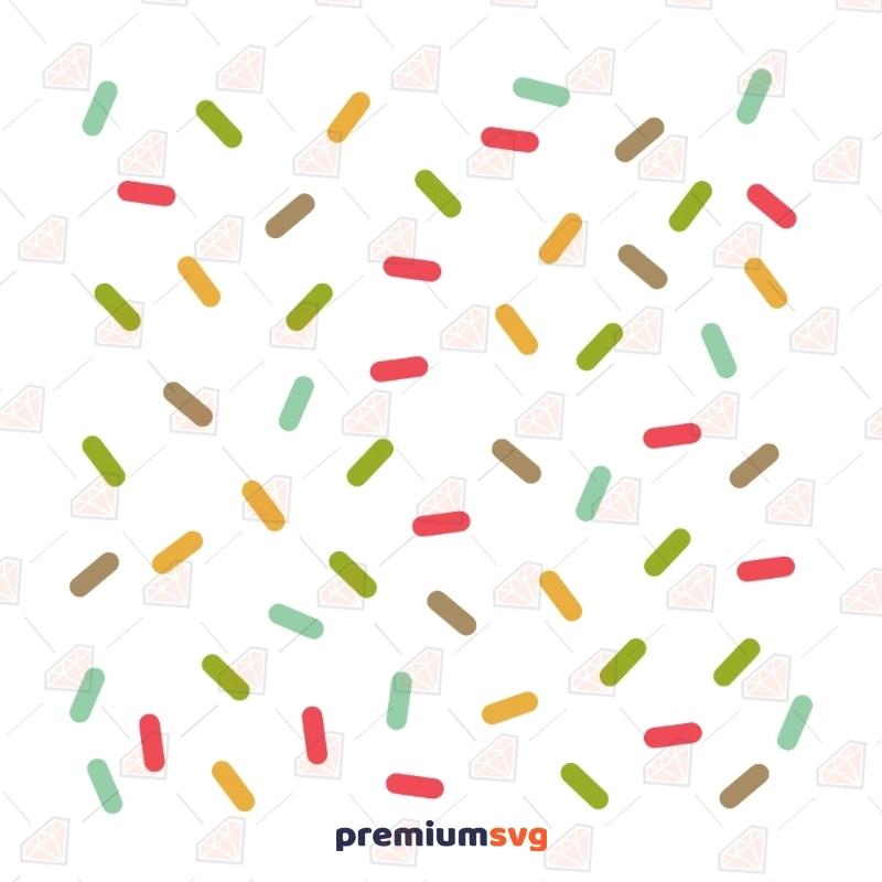 Sprinkles Svg Cut Files, Sprinkle Clipart Files Vector Illustration Svg