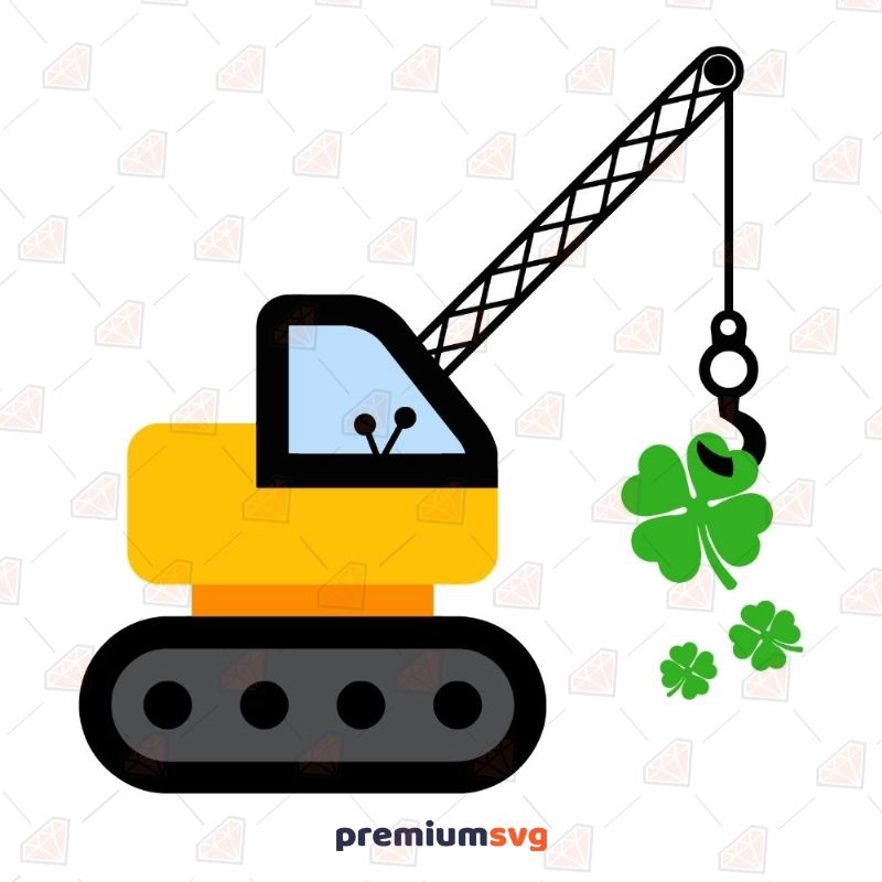 St. Patrick's Day Crane SVG, Instant Download St Patrick's Day SVG Svg