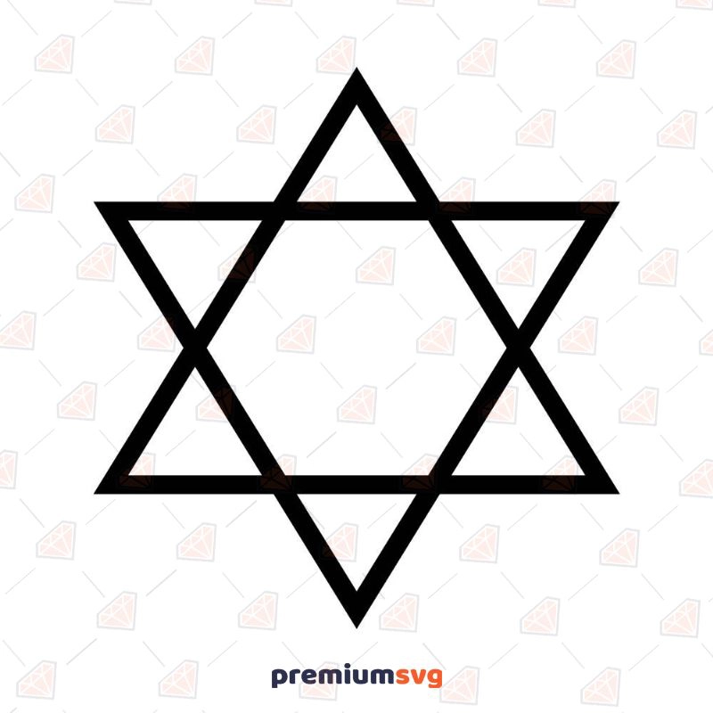 Star of David SVG Religion Svg