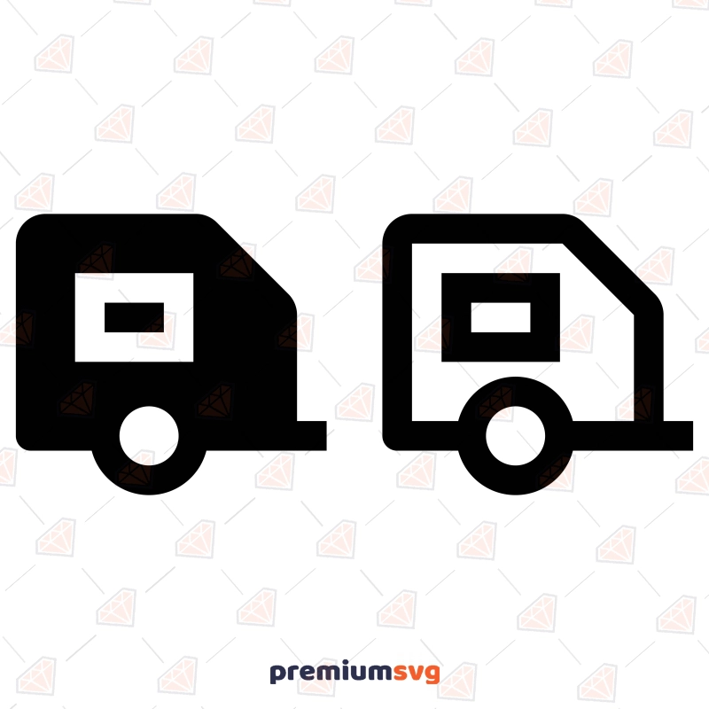 Static Caravan SVG & Clipart Files Icon SVG Svg