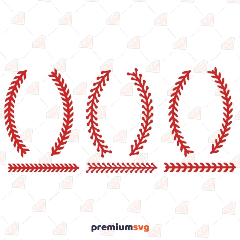 Sticthes SVG Bundle | Baseball Stitches SVG Baseball SVG Svg