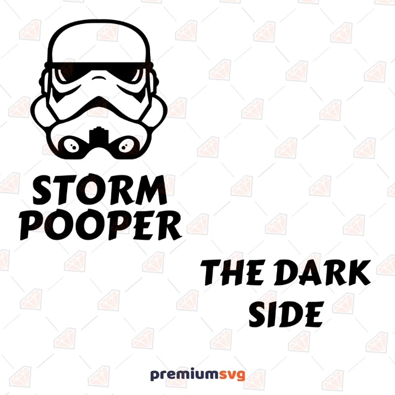 Storm Pooper SVG, Storm Pooper The Dark Side SVG Vector Files Cartoons Svg