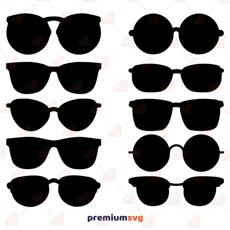 Sunglasses Bundle SVG, Sunglasses Bundle Clipart Files Bundle SVG Svg