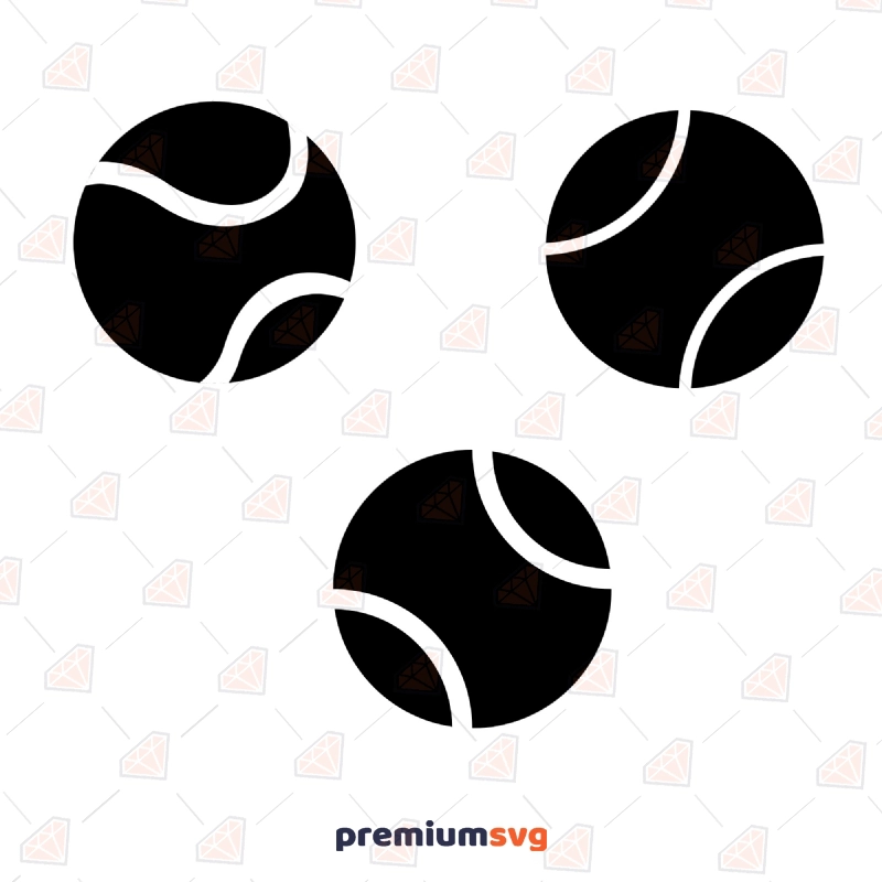 Tennis Ball Bundle SVG Cut File Tennis SVG Svg