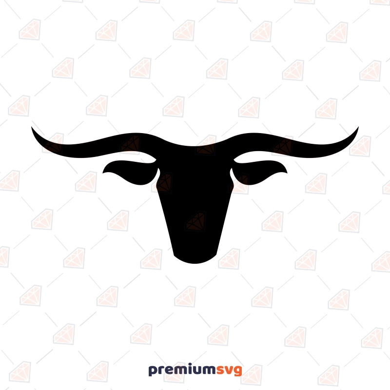 Texas Black Longhorn SVG Cut File, Football SVG Texas SVG Svg