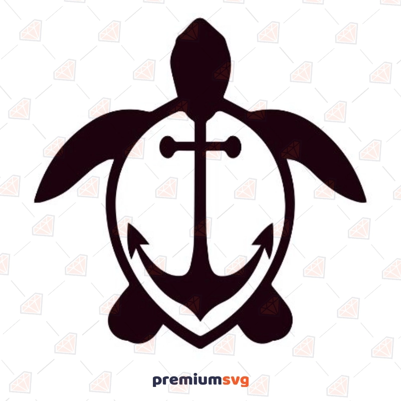 Turtle SVG Vector File, Sea Turtle SVG Digital Download Sea Life and Creatures SVG Svg