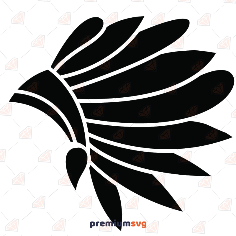 USA Native Indian Headdress Feathers SVG USA SVG Svg