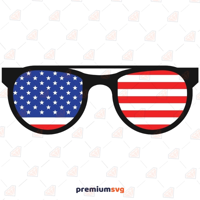 USA Sunglasses SVG | American Flag Sunglasses PNG | 4th of July SVG 4th Of July SVG Svg