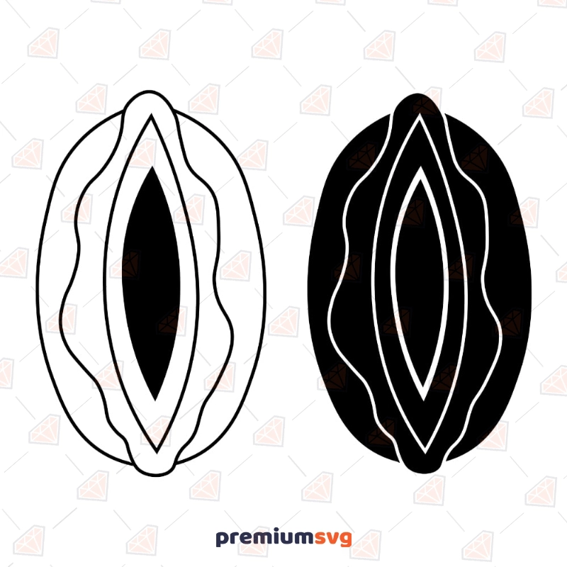 Vagina SVG, Vagina Clipart Cut Files Instant Download Drawings Svg