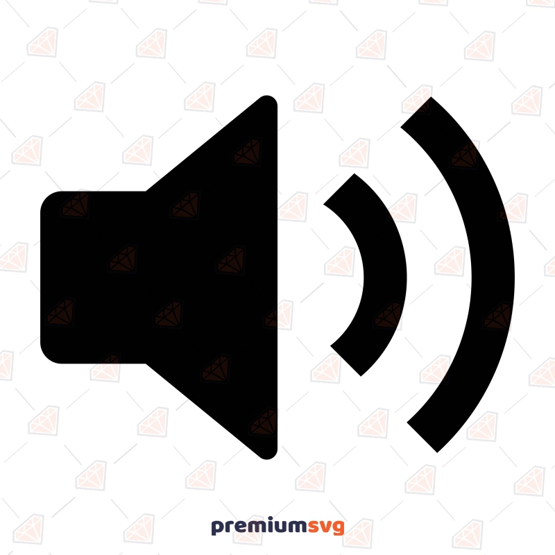 Volume Button SVG & Clipart File Icon SVG Svg