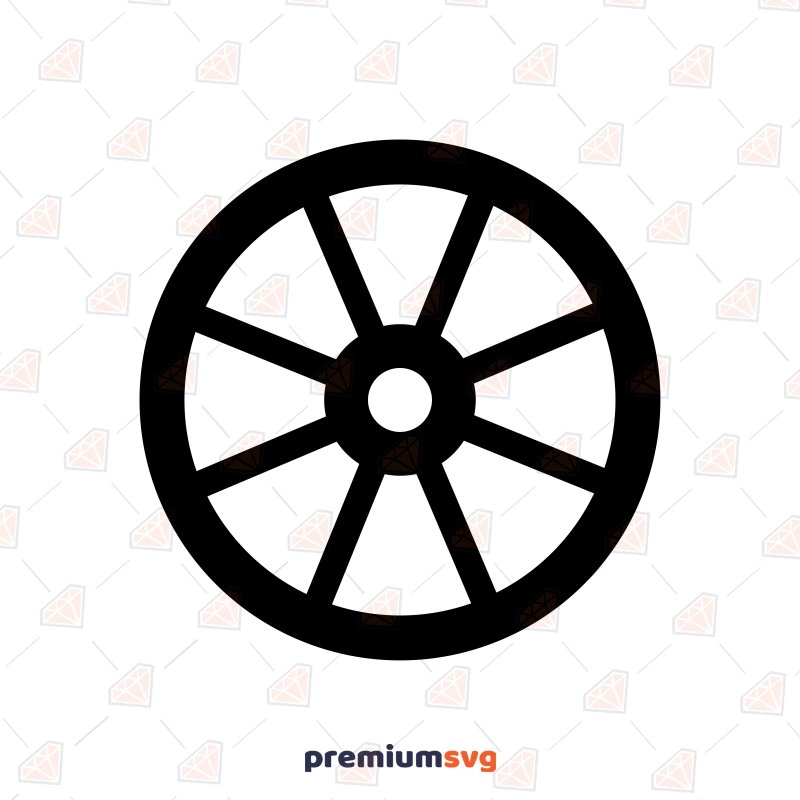 Wagon Wheel SVG Geometric Shapes