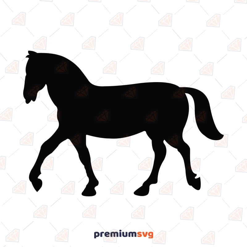 Walking Horse SVG Silhouette Horse SVG Svg