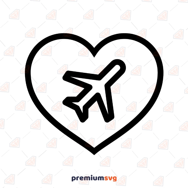 Weeding Traveling Hearts SVG Cut Files Wedding SVG Svg