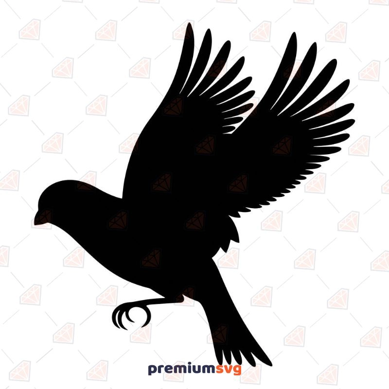 Wild Bird SVG Design, Bird Vector Instant Download Wild & Jungle Animals SVG Svg