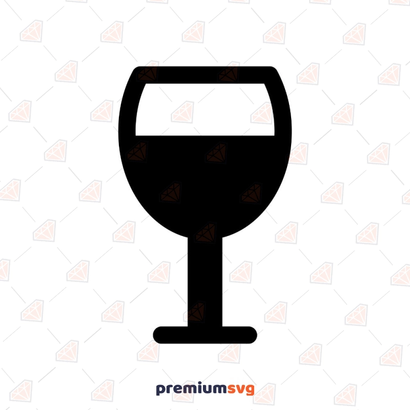 Wine Glass SVG Cut & Clipart File Drinking Svg