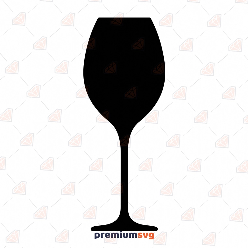 Wine Glasses SVG Vector Files Kitchen Utensils Svg