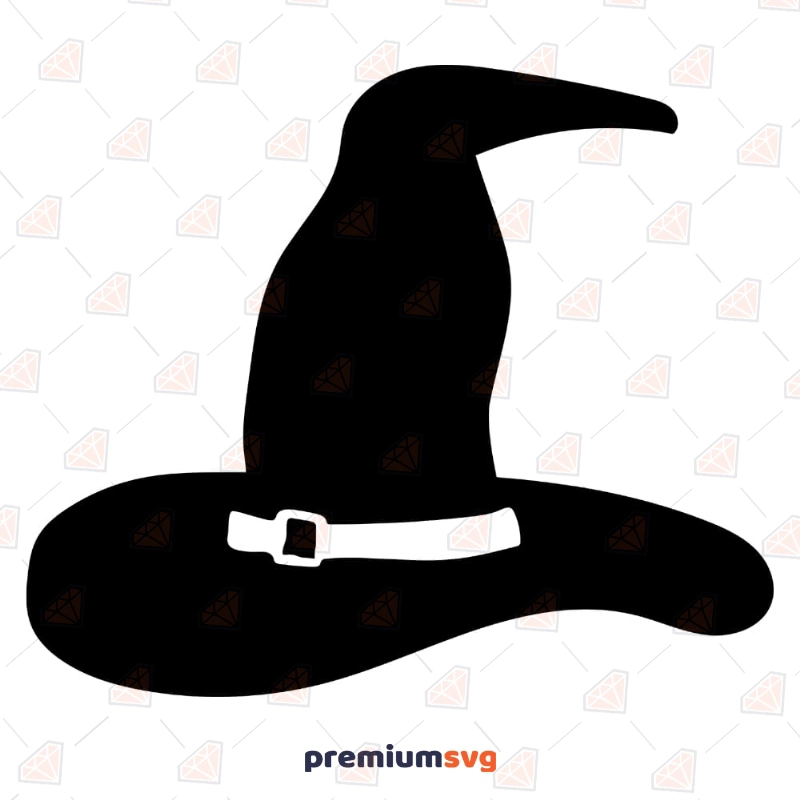 Witch Hat SVG, Halloween Hat SVG Clipart Files Halloween SVG Svg