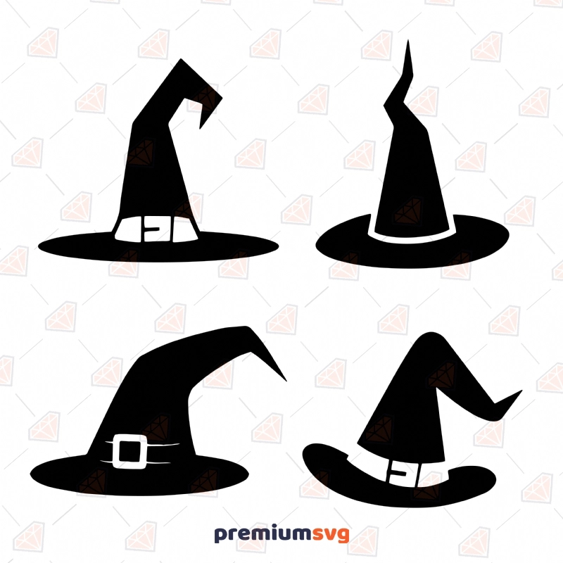 Witches Hat Bundle SVG, Halloween SVG Halloween SVG Svg