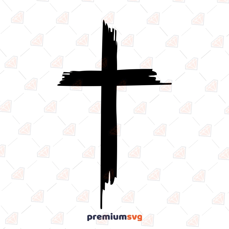 Wooden Cross SVG, Rustic Cross Cut File