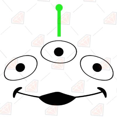 Alien Eyes Svg Cut File, Alien SVG Design | PremiumSVG