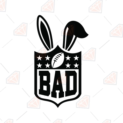 Bad Bunny Super Bowl SVG Black | PremiumSVG
