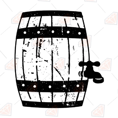 Beer Barrel SVG Vector, Beer Barrel PNG Clipart Files | PremiumSVG