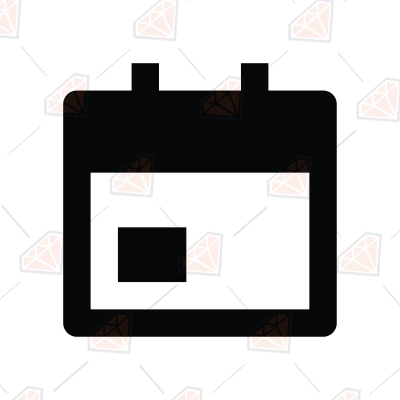 Calendar Icon SVG & PNG File | PremiumSVG