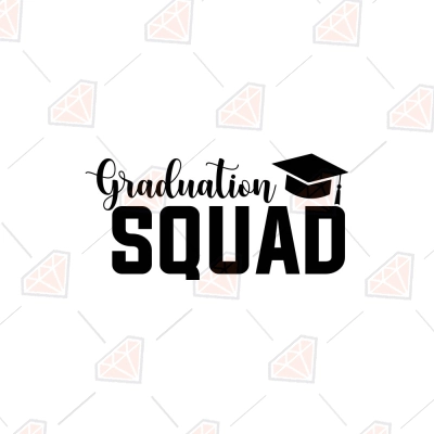 Graduation Squad SVG File | PremiumSVG