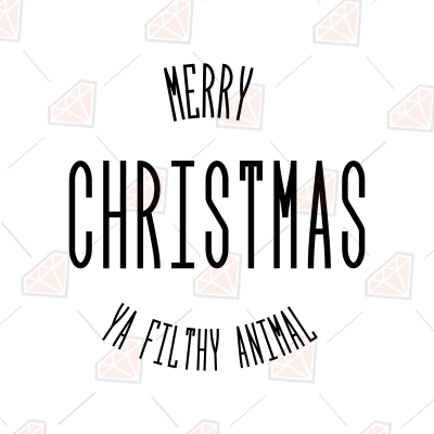 Merry Christmas Ya Filthy Gym Rats SVG Christmas (Download Now) 