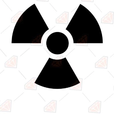 Radiation Symbol SVG and Nuclear Symbol SVG Cutting File | PremiumSVG