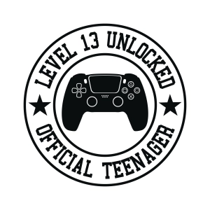 Level 13 Unlocked SVG, 13th Birthday SVG Birthday SVG