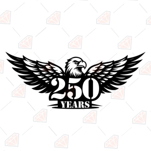 250 Years America Eagle SVG – Patriotic Anniversary Cut File
