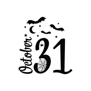 31 October SVG Cut File, Halloween SVG Halloween SVG