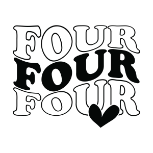 4th Birthday SVG, Four SVG Birthday SVG