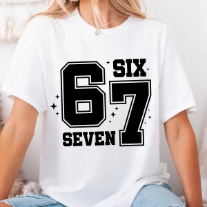 6 7 SVG Funny, Six Seven Design