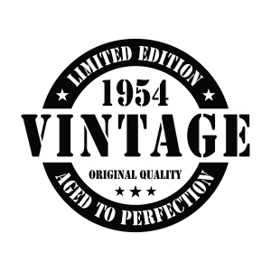 70th Birthday SVG, Vintage 1954 SVG Birthday SVG
