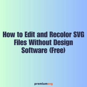 How to Edit and Recolor SVG Files Without Design Software (Free)