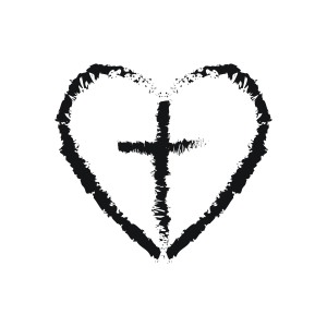 Heart with Cross Inside SVG, Heart Cross SVG Cut File Cross SVG