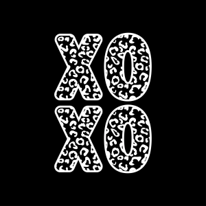 Xoxo Leopard Print SVG, Valentine's Day SVG Valentine's Day SVG