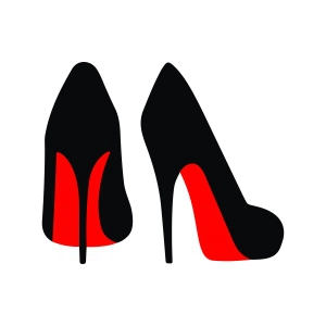 High Heels SVG Files, Heels Vector Clipart, Red Bottom Stiletto High Heels SVG Beauty and Fashion
