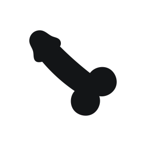 Penis SVG Cut File, Penis Silhouette Vector Funny SVG