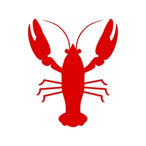 Crawfish SVG Cut File, Crayfish SVG Sea Life and Creatures SVG