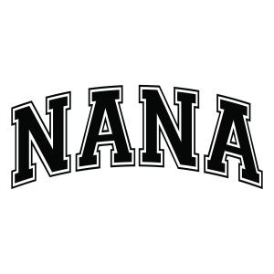 Nana SVG, Varsity Nana SVG, Grandma SVG Files Grandma SVG