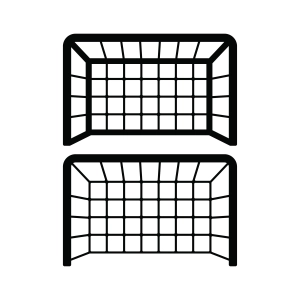Football Goal SVG, Soccer Goal Net SVG Soccer SVG