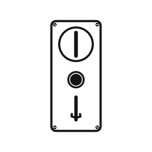Coin Slot SVG, Arcade SVG Vector Illustration