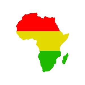 Africa Map SVG with Color, Black History Svg