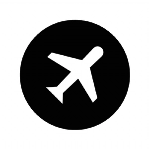 Airplane Silhouette SVG Cut File Transportation