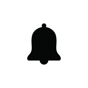 Alarm Bell Silhouette SVG, Alarm SVG Cut File Icon SVG