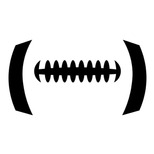 American Football Laces SVG Cut File Football SVG