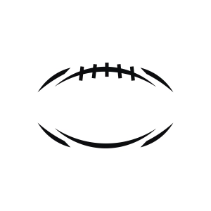 American Football SVG Line Art, Football Clip Art Football SVG